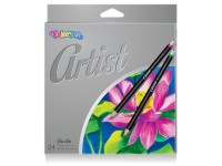 Spalvoti pieštukai COLORINO Artist, 24 spalvų