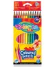 Spalvoti pieštukai COLORINO, tribriauniai, 12 spalvų