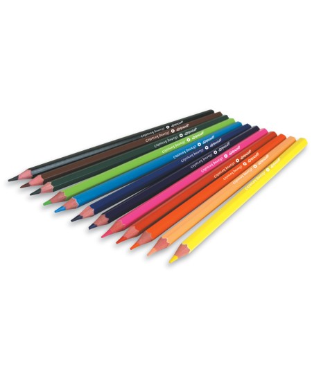 Spalvoti pieštukai COLORINO, 12 spalvų