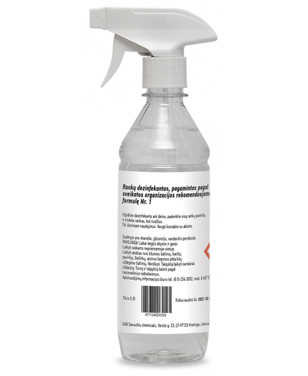 Rankų dezinfekantas DSC, 500 ml Rankų dezinfekantas DSC, 500 ml