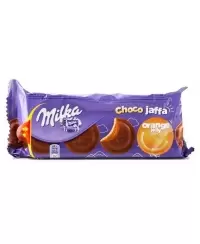 Sausainiai MILKA Jaffa, su apelsinų skonio įdaru, 147 g