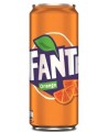 Gazuotas apelsinų skonio gaivusis gėrimas FANTA, 0.33l, skardinė D