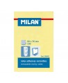Lipnūs lapeliai MILAN, 50 x 76 mm, 100 lapelių, geltoni