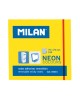 Lipnūs lapeliai MILAN, 76x76 mm, 100 lapelių, neoniniai geltoni