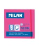 Lipnūs lapeliai MILAN, 76x76 mm, 100 lapelių, neoniniai rožiniai