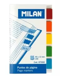 Lipnūs indeksai MILAN, 12x45 mm, 100 vnt.