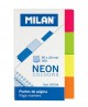 Lipnūs indeksai MILAN, 20x50 mm, popieriniai, 4x40 vnt.