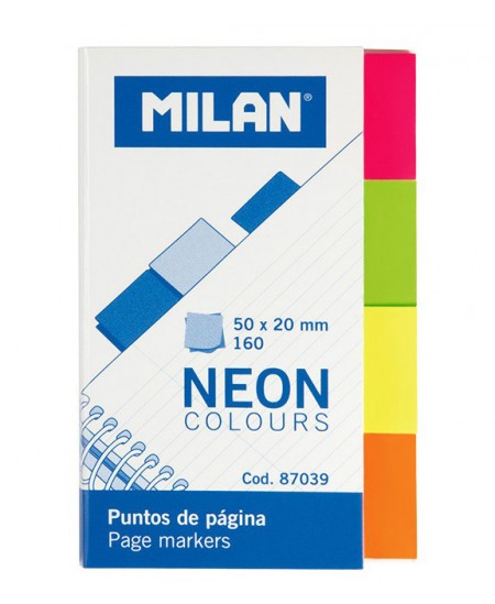 Lipnūs indeksai MILAN, 20x50 mm, 160 vnt.