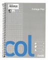 Sąsiuvinis su spirale COLLEGE, A5, 70 lapų, langeliais