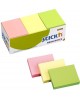 Lipnūs lapeliai STICK´N notes, 38x51 mm, 12 x 100 lapelių, pastelinių spalvų
