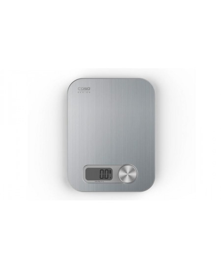 Caso Design kitchen scale Maximum weight (capacity) 5 kg, Graduation 1 g, Display type Digital, Stainless Steel