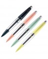 Automatinis pieštukas su trintuku MILAN CAPSULE SLIM SILVER, 0.5 mm