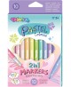 Dvipusiai flomasteriai COLORINO Pastel, 10 spalvų