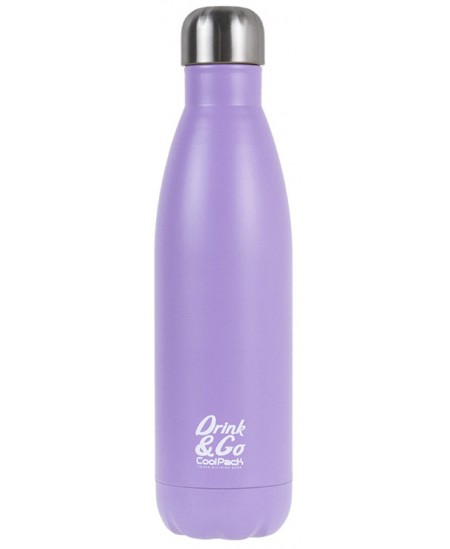 Metalinė gertuvė-termosas COLORINO Drink&Go, violetinė, 500 ml