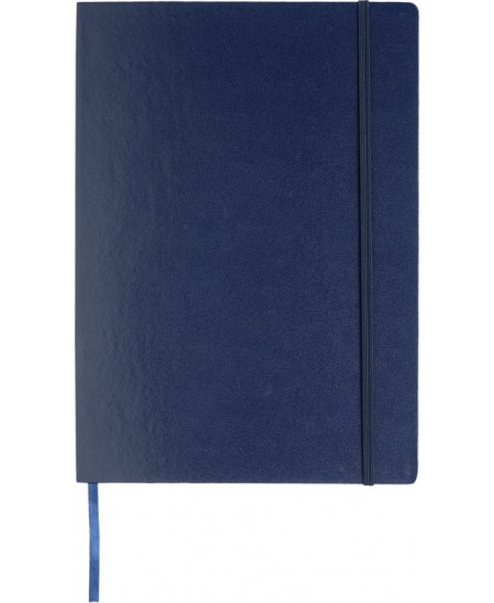 Užrašų knygelė JOURNAL BOOKS su gumele, A4, linija, mėlyna