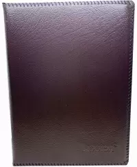 Vizitinių kortelių albumas HEETON, su žied., 180 kortelių, dirbtinė oda, juodas
