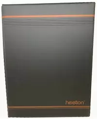 Vizitinių kortelių albumas HEETON, su žied., 240 kortelių, dirbtinė oda, juodas