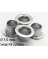 Kniedės, 5,5 mm, sega iki 30 lapų, 100 vnt.