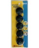 Magnetai ARGO, 30mm, juodi, 5 vnt.