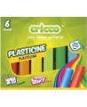 Plastilinas CRICCO, 6 spalvų