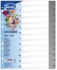 Skiriamieji plastikiniai lapai FOROFIS, 1-12, spalvoti, A4+