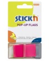 Lipnūs indeksai STICK´N, 25x45 mm, rožiniai, 50 vnt.