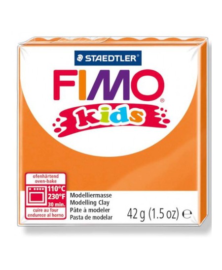 Polimerinis molis vaikams FIMO, oranžinės spalvos, 42 g