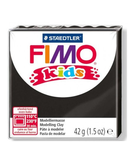 Polimerinis molis vaikams FIMO, juodos spalvos, 42 g