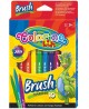 Flomasteriai COLORINO Brush, 10 spalvų