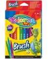 Flomasteriai COLORINO Brush, 10 spalvų