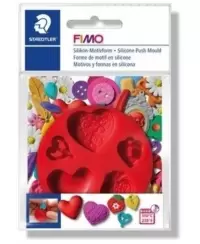 Silikoninė forma FIMO "Širdelės"