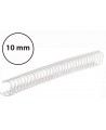 Metalinės įrišimo spiralės, 10 mm (3/8"), 100vnt., baltos sp.