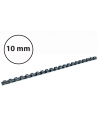 Plastikinės įrišimo spiralės, 10mm, 100vnt, juodos spalvos
