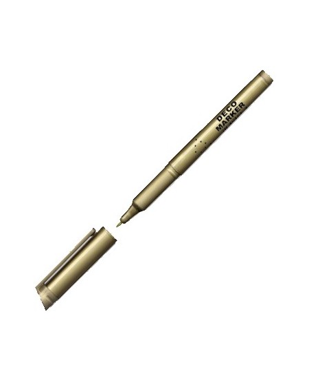 Permanentinis žymeklis GRANIT DECO M850, aukso sp., 1,0 mm, apvali galvutė
