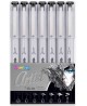 Grafiniai rašikliai COLORINO Artist Fineliners, 7 skirtingų brėžių