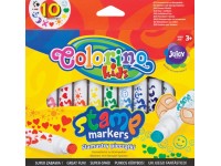 Antspaudukų rinkinys COLORINO, 10 spalvų
