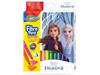 Flomasteriai COLORINO Disney \"Ledo šalis\", 12 spalvų