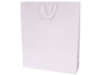 Dovanų maišelis, 44x37x10.5 cm, baltas