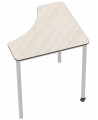 Mokyklinis kampinis stalas FLEXUS 111 x 72, aukštis - 71 cm