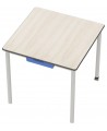 Mokyklinis stalas FLEXUS UI 80 x 80, aukštis - 76 cm
