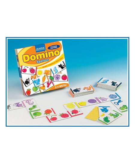 Domino žaidimas "Spalvos" (2+)