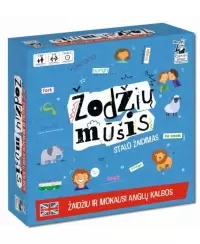 Stalo žaidimas \"Žodžių mūšis\"
