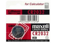 Elementas MAXELL CR2032, ličio, 1 vnt.