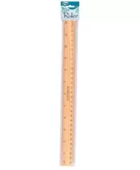 Medinė liniuotė, 30 cm