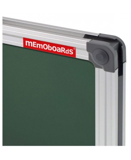 Kreidinė magnetinė lenta MEMOBOARDS, 60x90 cm, aliuminio rėmas, žalia