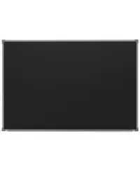 Kreidinė magnetinė lenta 2x3, 120x300 cm, aliuminio rėmas, juoda