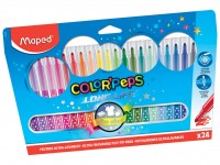 Flomasteriai MAPED Color Peps, 24 spalvos