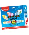 Flomasteriai MAPED Color Peps Jungle, 18 spalvų