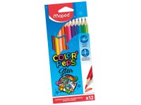 Spalvoti pieštukai MAPED Color Peps Star, 12 spalvų