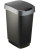 Šiukšliadėžė ROTHO Twist, 25 l, juoda